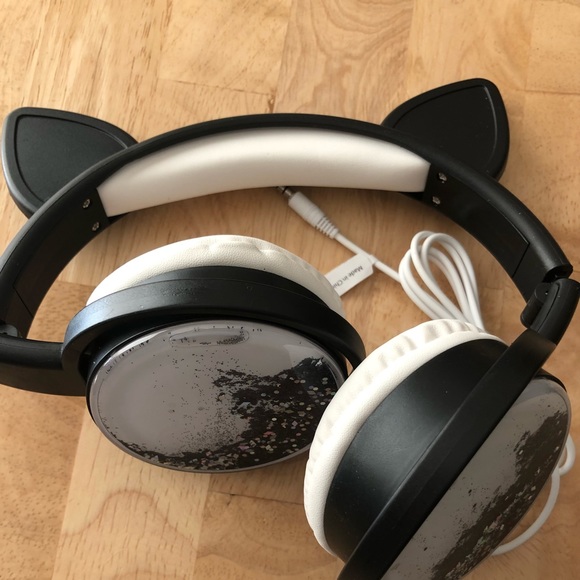 Bass Jaxx Glitter Cat Headphones with Built-in Microphone - Picture 4 of 4